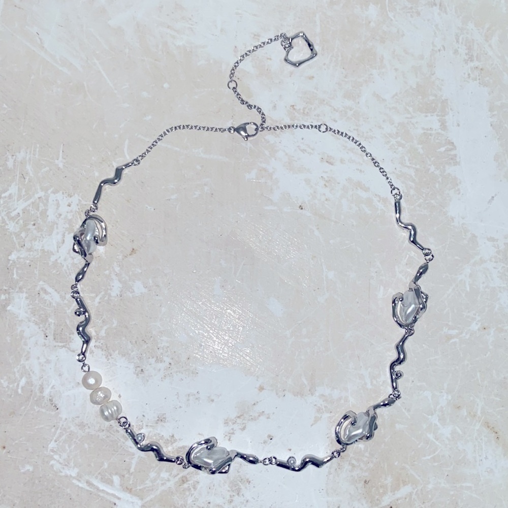 mcmlxxx designer choker necklace NWT UNI Pearls streetwear 1/1​​​​​